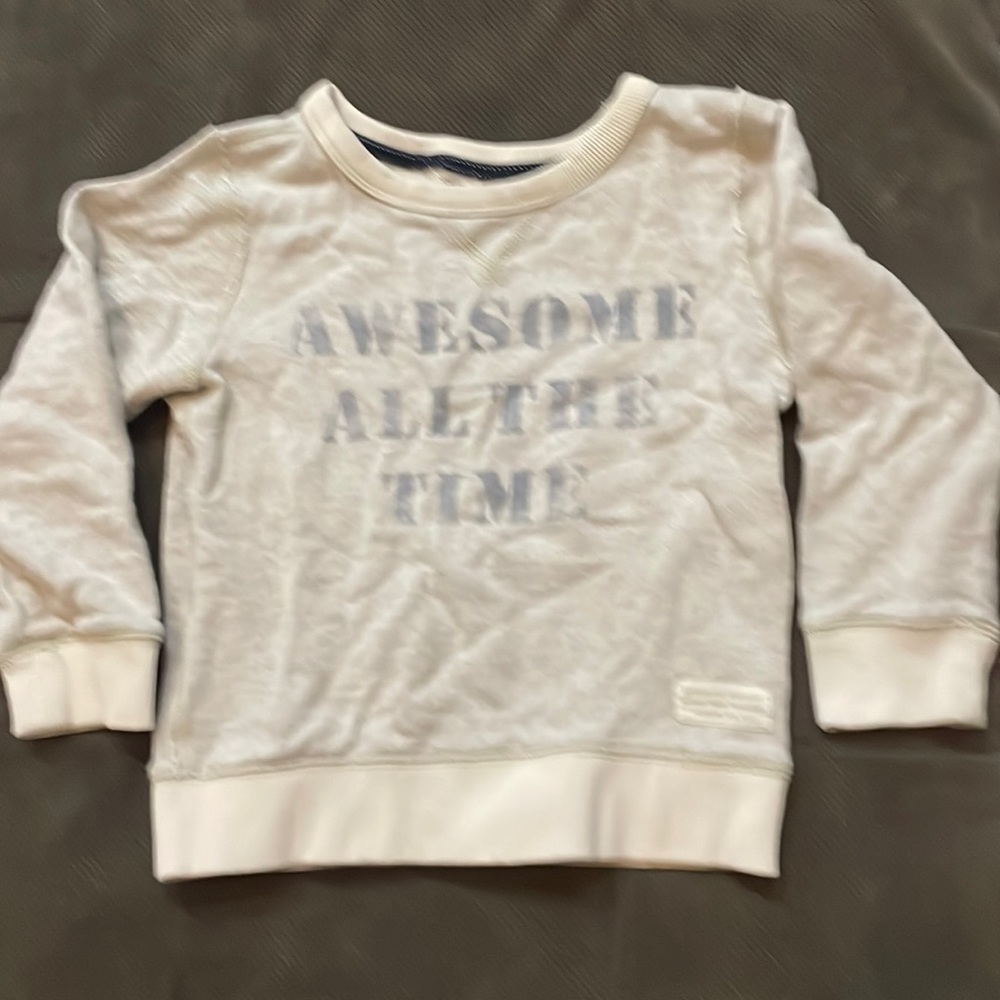 Kids sweatshirt - Carters Awesome All the time - Terry Sweatshirt - kids size 6